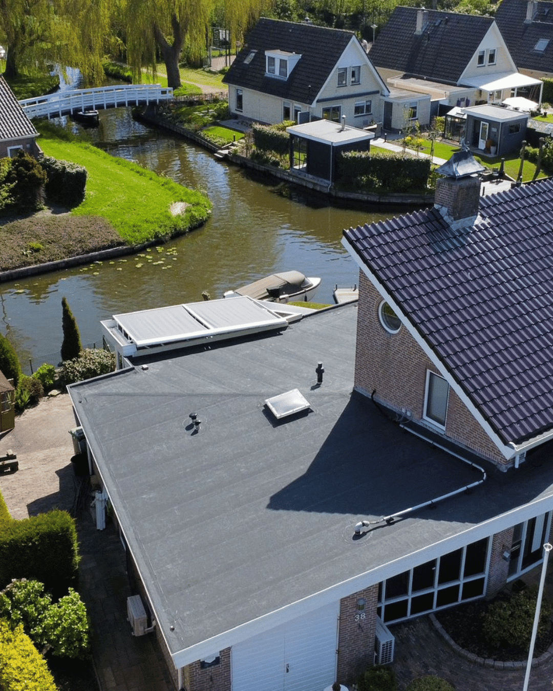 Grootbouw project particulier met strakke afronding