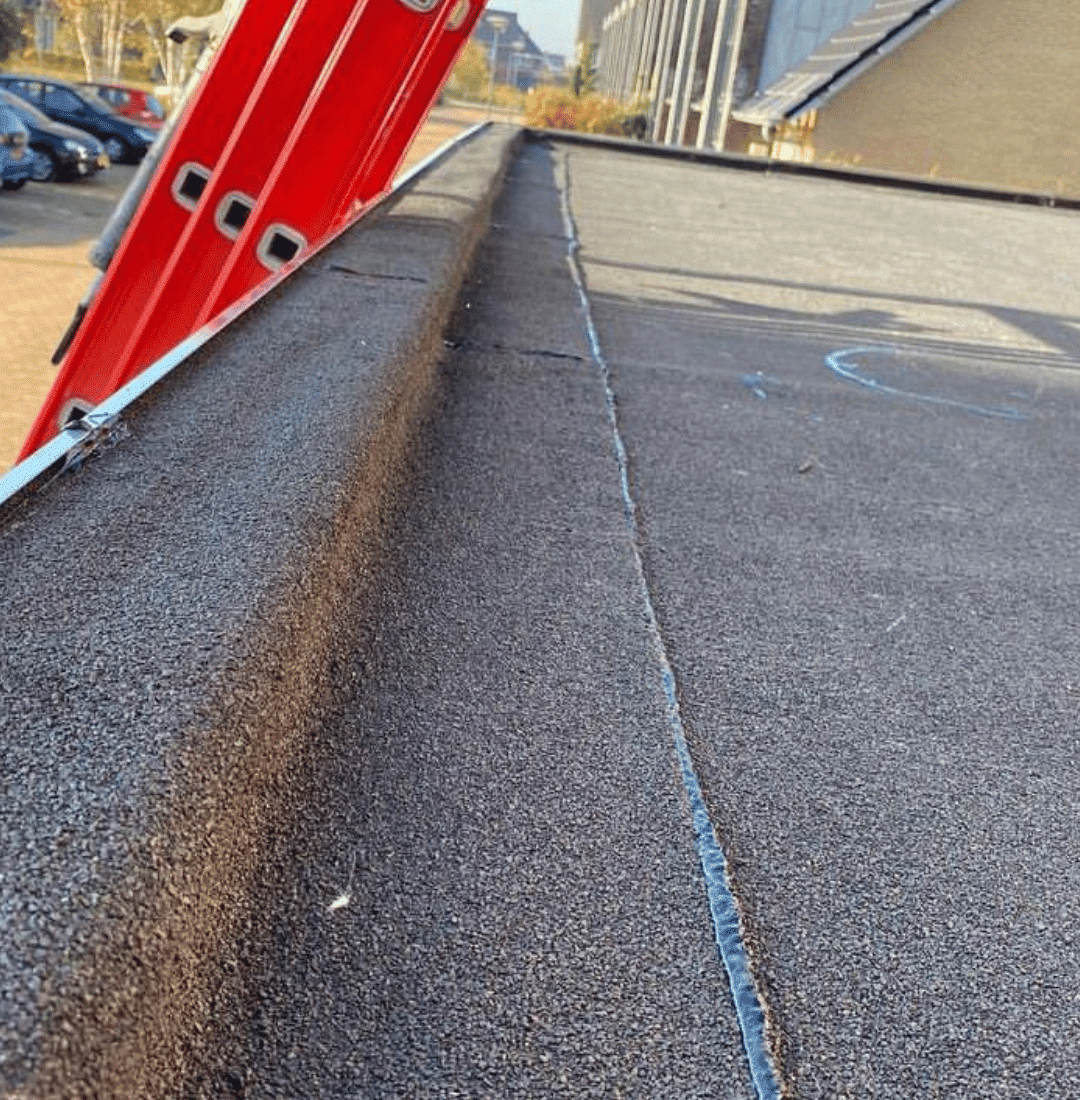 Dakbedekking strak gelegd